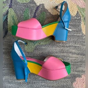 Charlotte Stone Women's Bailey Carousel Platform Sandals